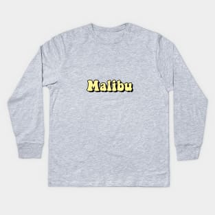 Malibu Yella Kids Long Sleeve T-Shirt